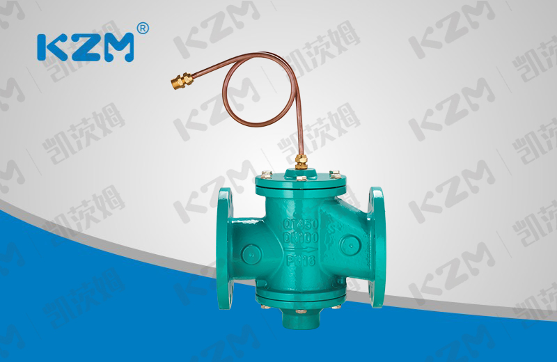 Self-operated differential pressure control valve