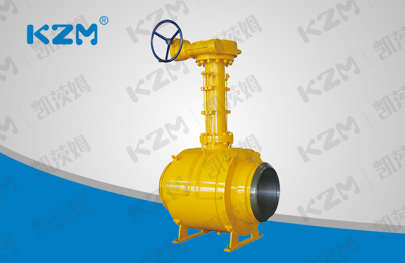 Welded ball valve for natural gas pipeline